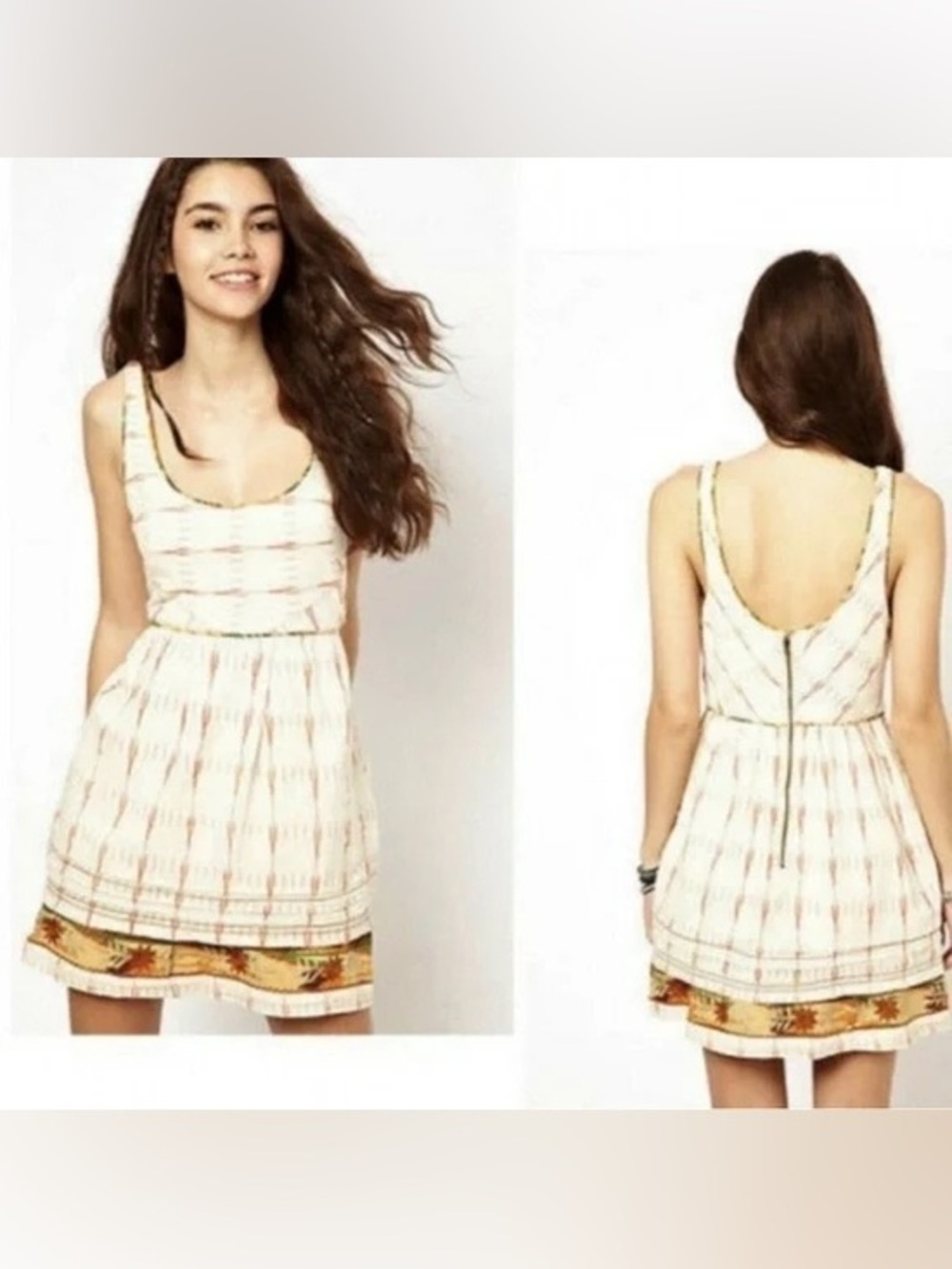 Free People New Romantics Embroidered Tank Dress